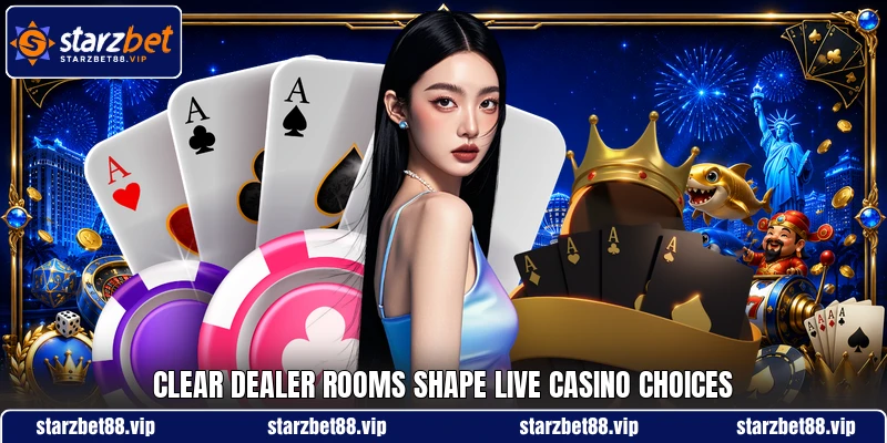 Clear dealer rooms shape live casino choices Clear dealer rooms shape live casino choices