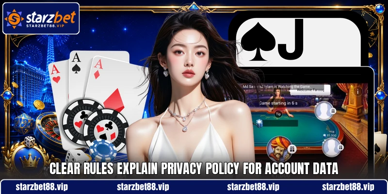Clear rules explain privacy policy for account data