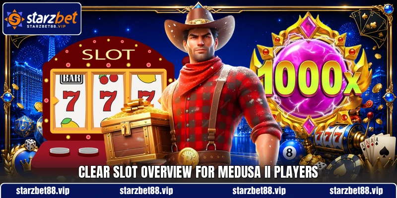 Clear slot overview for Medusa II players Clear slot overview for Medusa II players