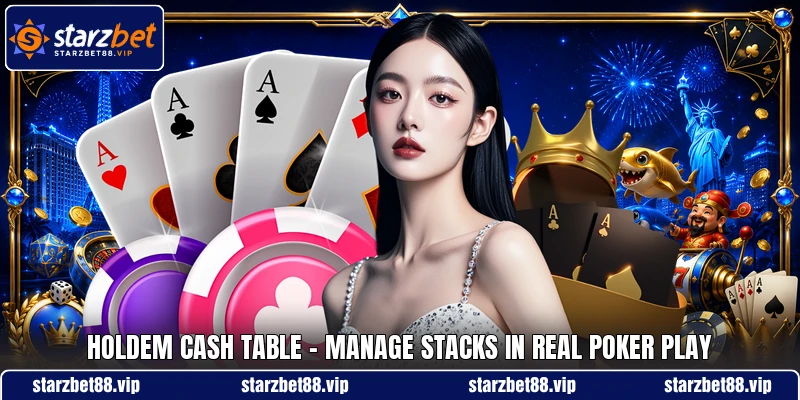 Holdem Cash Table - Manage Stacks In Real Poker Play