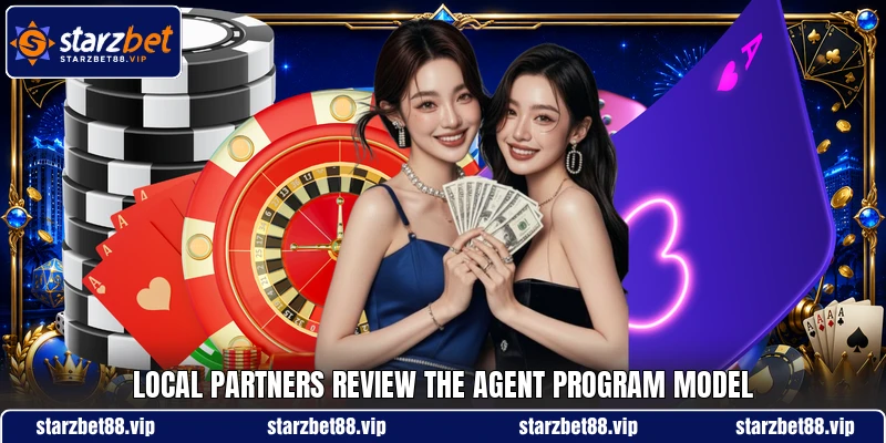 Local partners review the agent program model