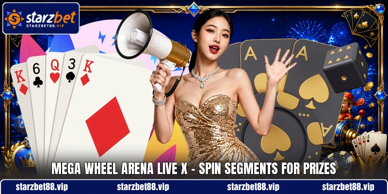 Mega Wheel Arena Live X - Spin Segments For Prizes
