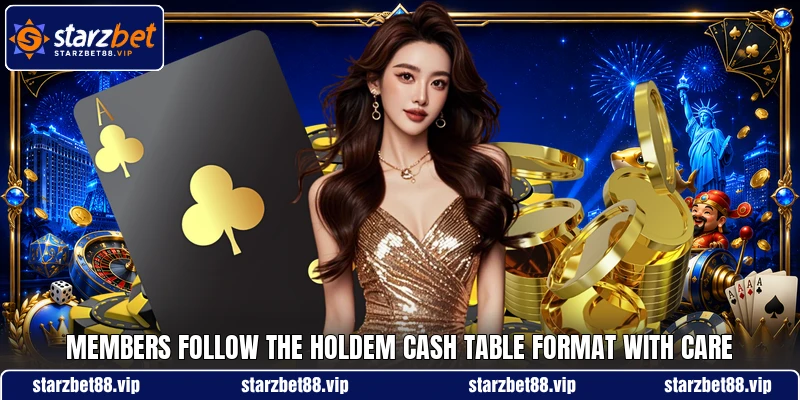 Members follow the holdem cash table format with care Members follow the holdem cash table format with care
