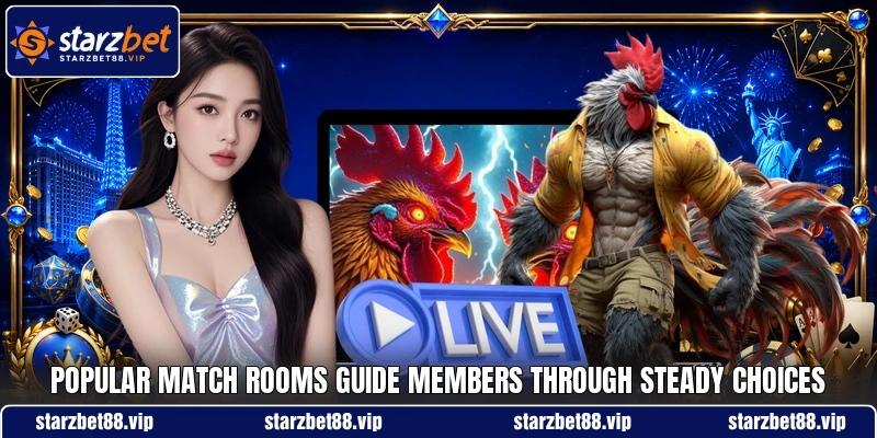 Popular match rooms guide members through steady choices Popular match rooms guide members through steady choices