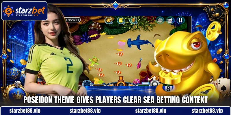 Poseidon theme gives players clear sea betting context Poseidon theme gives players clear sea betting context