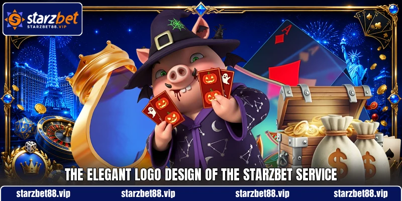 The elegant logo design of the STARZBET service